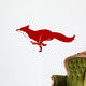 Running Fox Icon Wall Decal