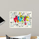Music Doodle Wall Decal
