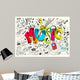 Music Doodle Wall Decal