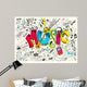 Music Doodle Wall Decal