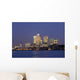 Canary Wharf Night Financial Wall Decal