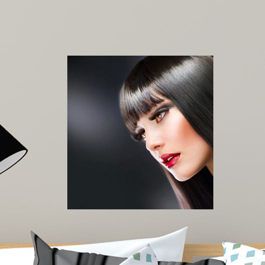 Fashion Makeup Beauty Brunette Wall Decal