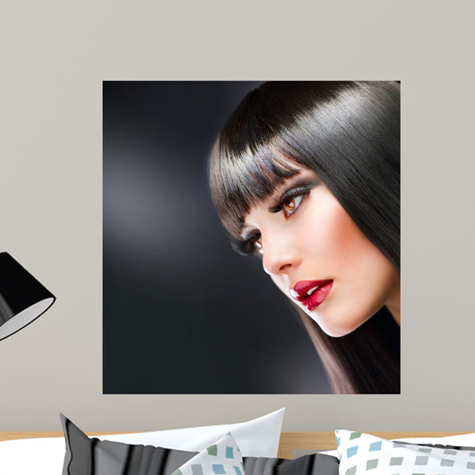 Fashion Makeup Beauty Brunette Wall Decal