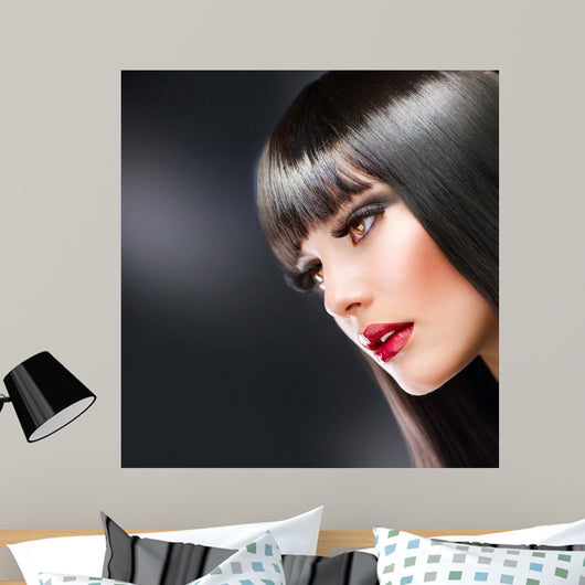 Fashion Makeup Beauty Brunette Wall Decal