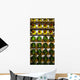 Wine Bottles Vertical Rack Wall Decal
