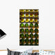Wine Bottles Vertical Rack Wall Decal