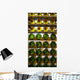 Wine Bottles Vertical Rack Wall Decal