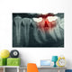 Dental Xray With Red Wall Decal