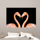 Loving Pink Flamingos Wall Decal
