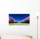 Row of Cherry Blossoms Wall Decal