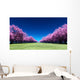 Row of Cherry Blossoms Wall Decal