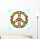 Colorful Peace Wall Decal