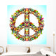 Colorful Peace Wall Decal