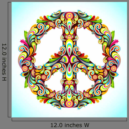 Colorful Peace Wall Decal