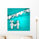 White Paper Man And Woman Wall Decal