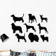 Dog Bree Silhouettes Wall Stickers Wall Decal