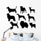 Dog Bree Silhouettes Wall Stickers Wall Decal
