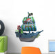 Pirate Ship With Pirate Wall Decal