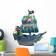 Pirate Ship With Pirate Wall Decal
