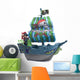 Pirate Ship With Pirate Wall Decal