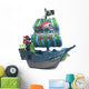 Pirate Ship With Pirate Wall Decal