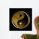 Yin And Yang Symbol Coin Wall Decal