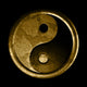 Yin And Yang Symbol Coin Wall Decal