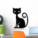 Cartoon Black Cat Wall Decal