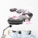 Spa Stones With Rose Wall Decal