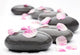 Spa Stones With Rose Wall Decal