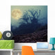 Old Spooky Tree Wall Decal
