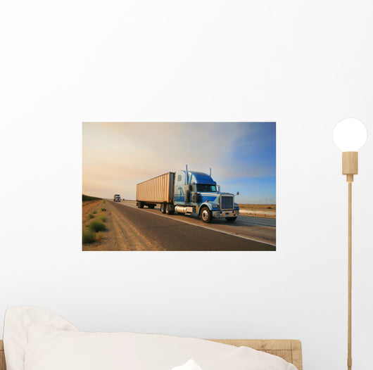 Truck Highway California Usa Wall Decal