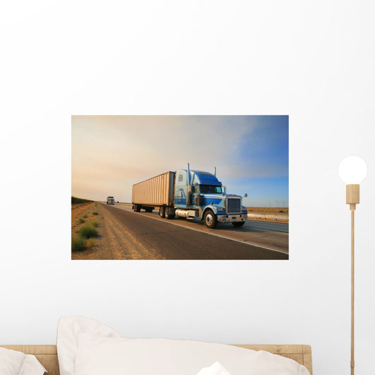 Truck Highway California Usa Wall Decal
