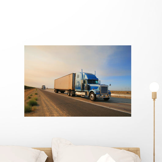 Truck Highway California Usa Wall Decal