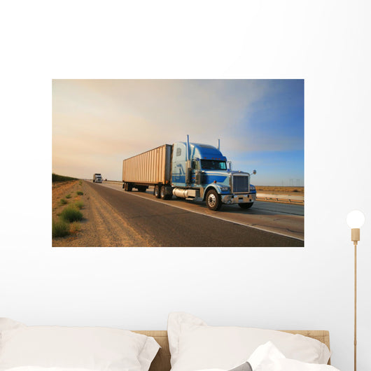 Truck Highway California Usa Wall Decal