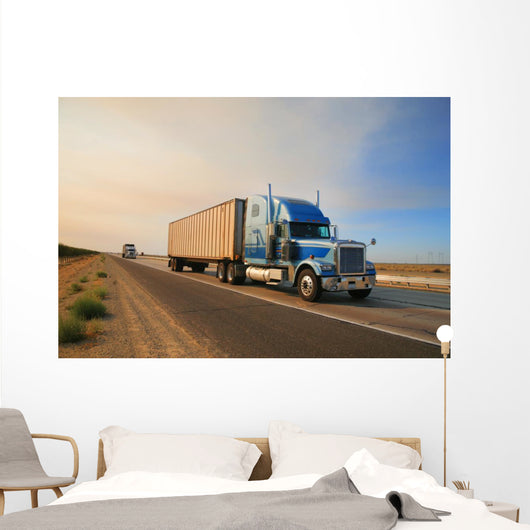 Truck Highway California Usa Wall Decal