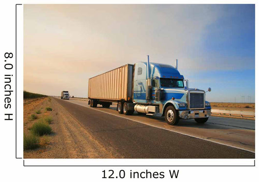 Truck Highway California Usa Wall Decal