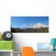 Mount Rainier With Blue Wall Decal