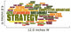 Strategy Word Cloud Colors Wall Decal
