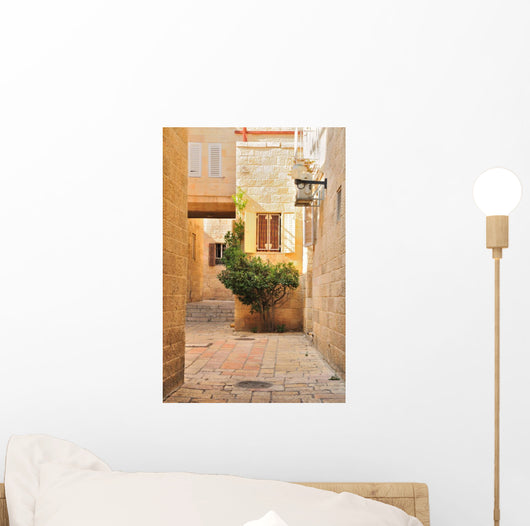 Small Yard Old City Wall Decal