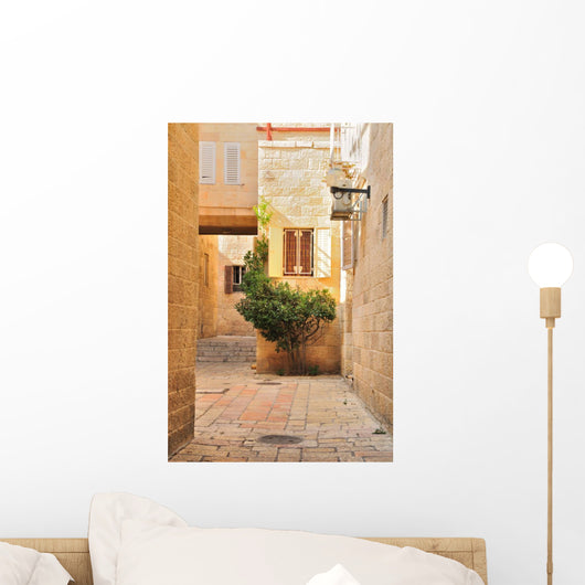 Small Yard Old City Wall Decal