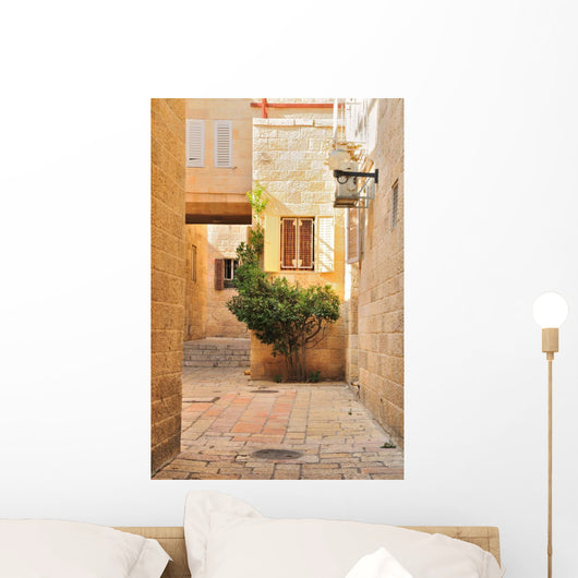 Small Yard Old City Wall Decal