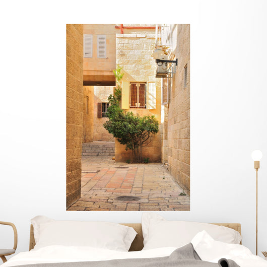 Small Yard Old City Wall Decal