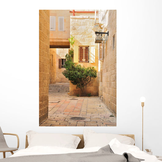 Small Yard Old City Wall Decal