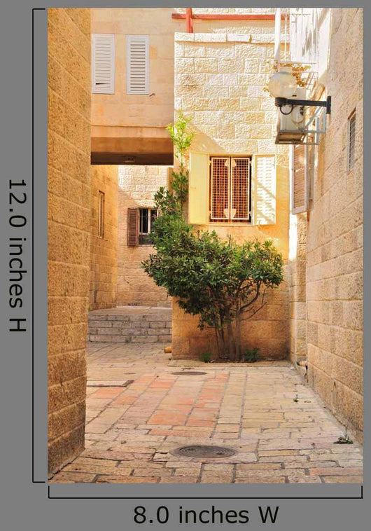 Small Yard Old City Wall Decal