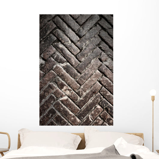 Brick Pavement Vintage Texture Wall Decal
