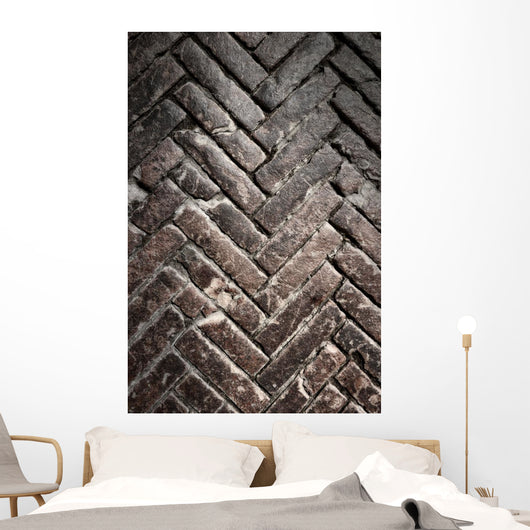 Brick Pavement Vintage Texture Wall Decal