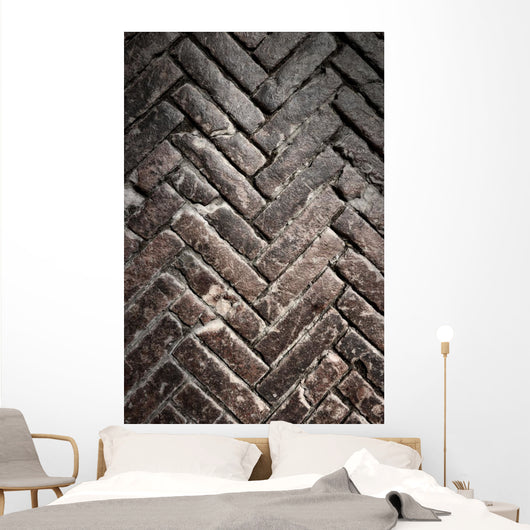 Brick Pavement Vintage Texture Wall Decal