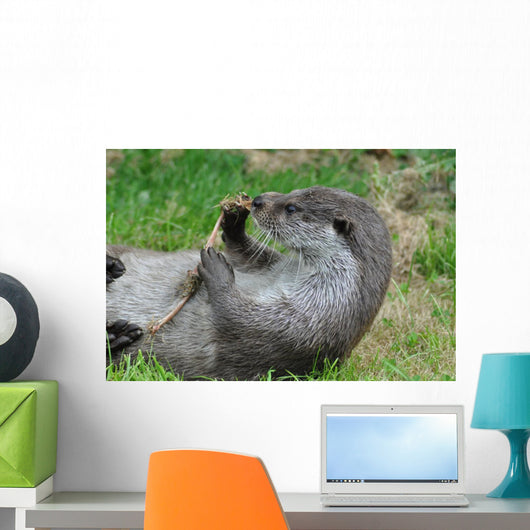 Playful Otter Wall Decal