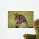 Kangaroo Female With Baby Wall Decal